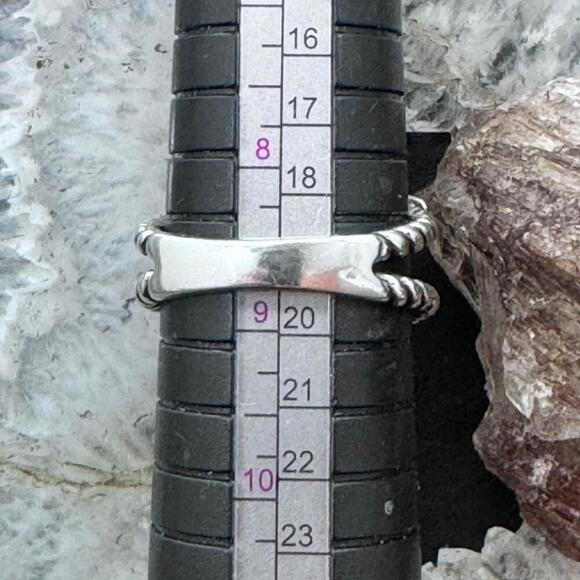 Carolyn Pollack Sterling Faceted London Blue Topaz Decorated Star Ring For Women - Picture 10 of 10